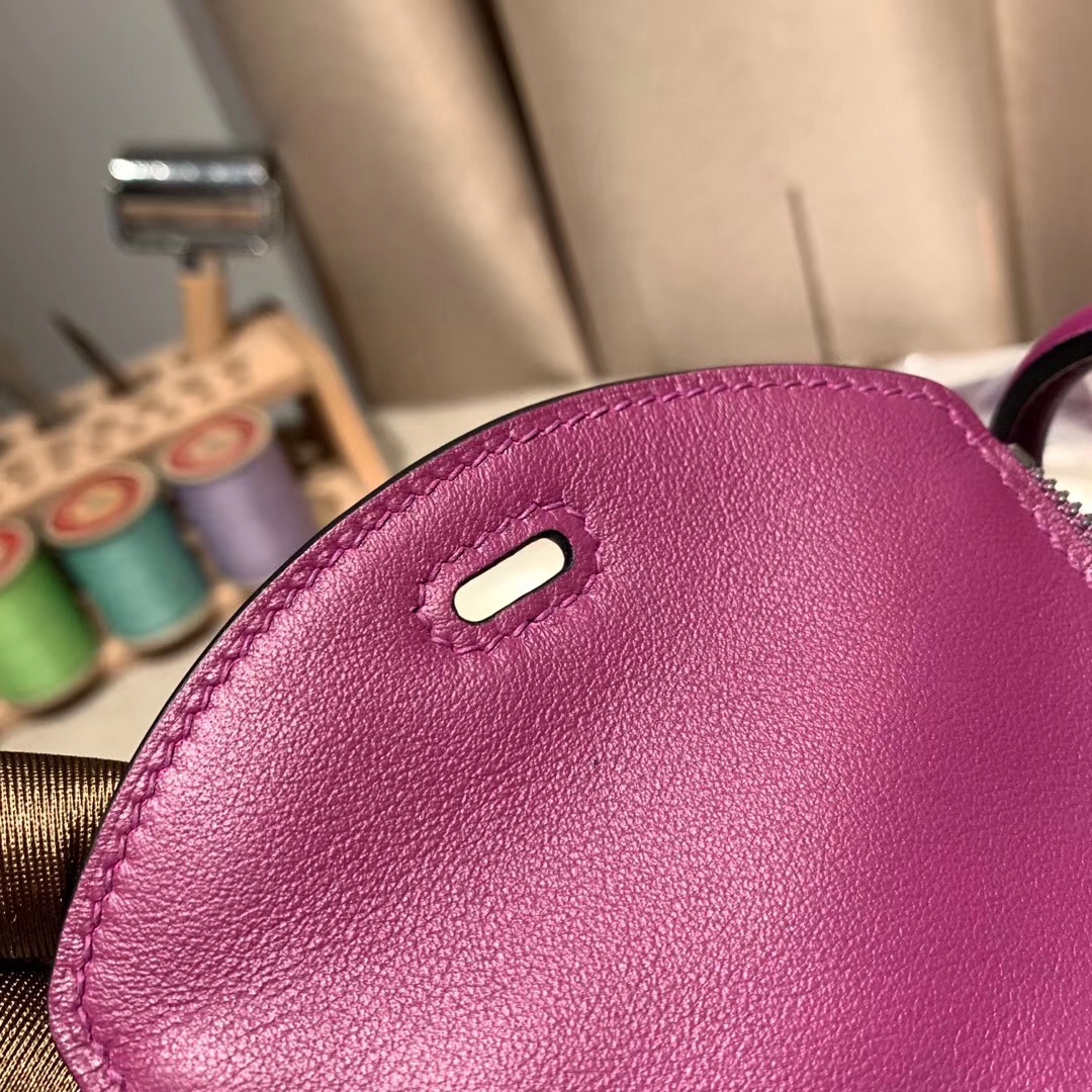 에르메스 미니 린디백19 아네몬느 은장